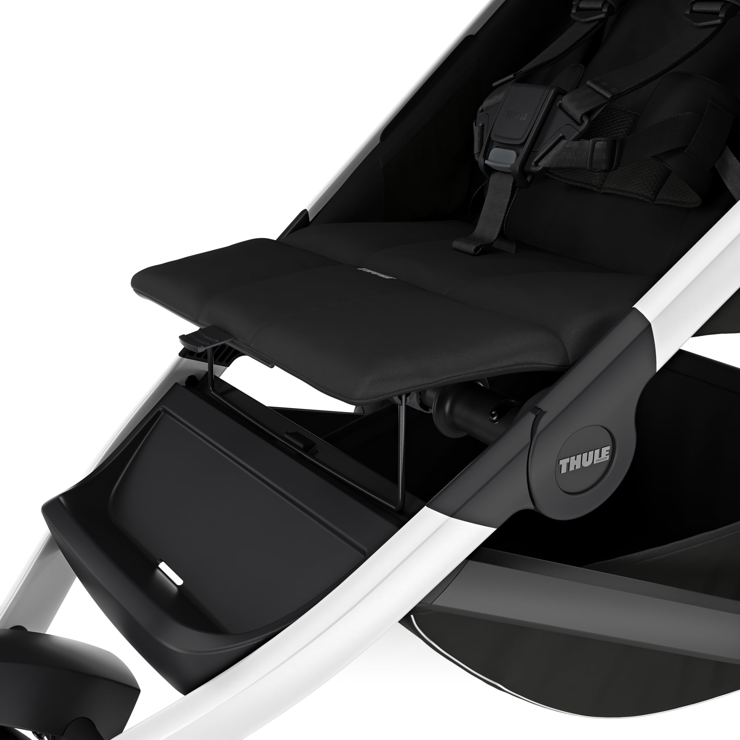 Thule Glide 3 Single Child All-Terrain & Jogging Stroller, Lightweight, air-Filled Tires, Twist Hand Brake, Fixed Front Wheel
