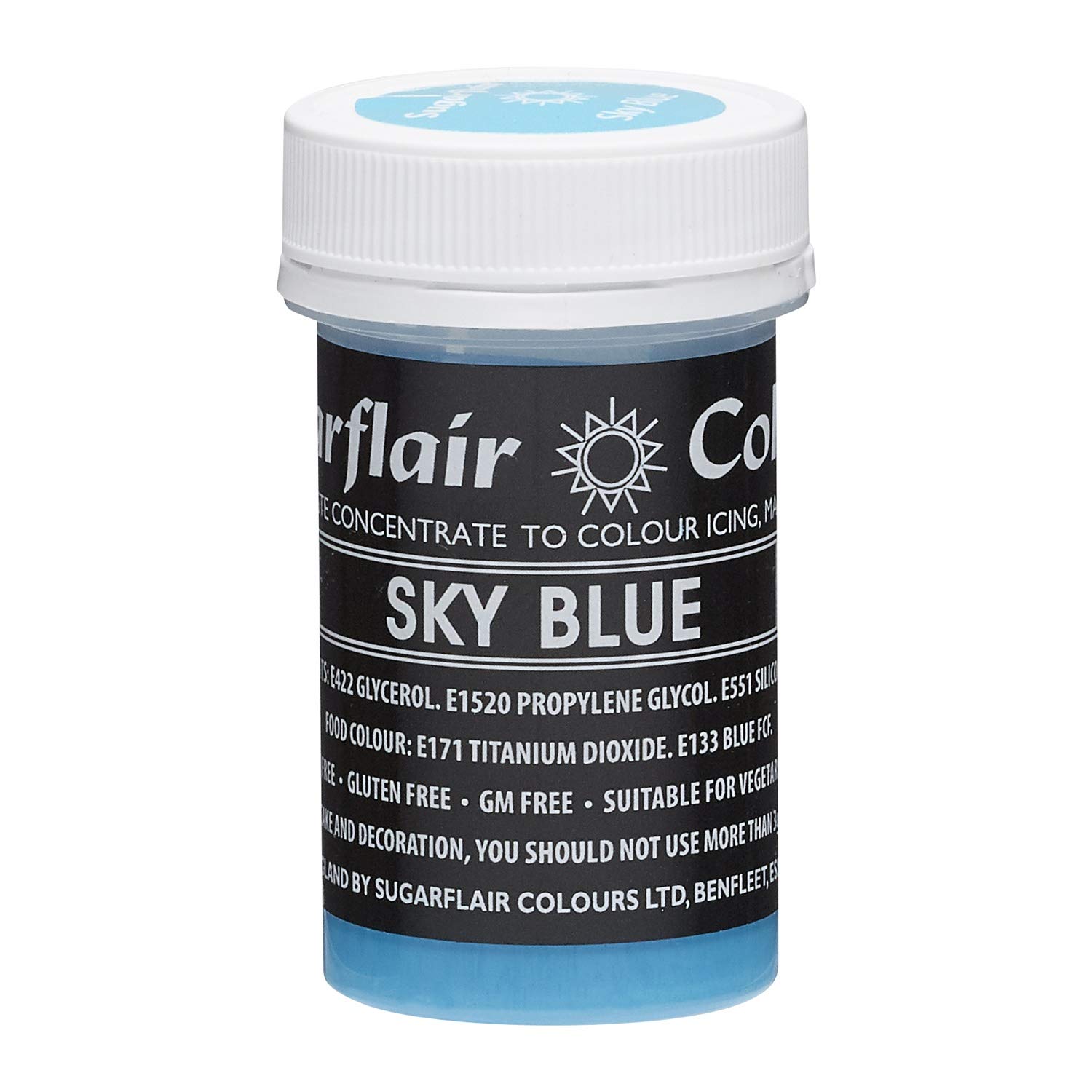 Pastel Sky Blue Spectral Paste by Sugarflair 25g