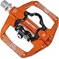 MZYRH Pedal,MTB Mountain Bike Pedals Compatible with Dual Function Sealed Clipless Aluminum 9/16" Bicycle Flat Platform with Cleats for Road, MTB