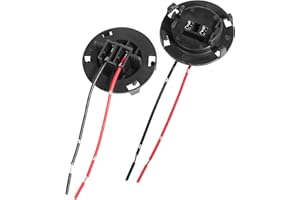 bylikeho 2PCS H7 Bulb Socket,Car Bulb Socket,LED Bulbs Socket,Car Accessories Headlight Lamp Connector Round Light Base,H7 Li