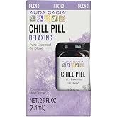 Aura Cacia Chill Pill Essential Oil Blend, Boxed 0.25 fl. oz.