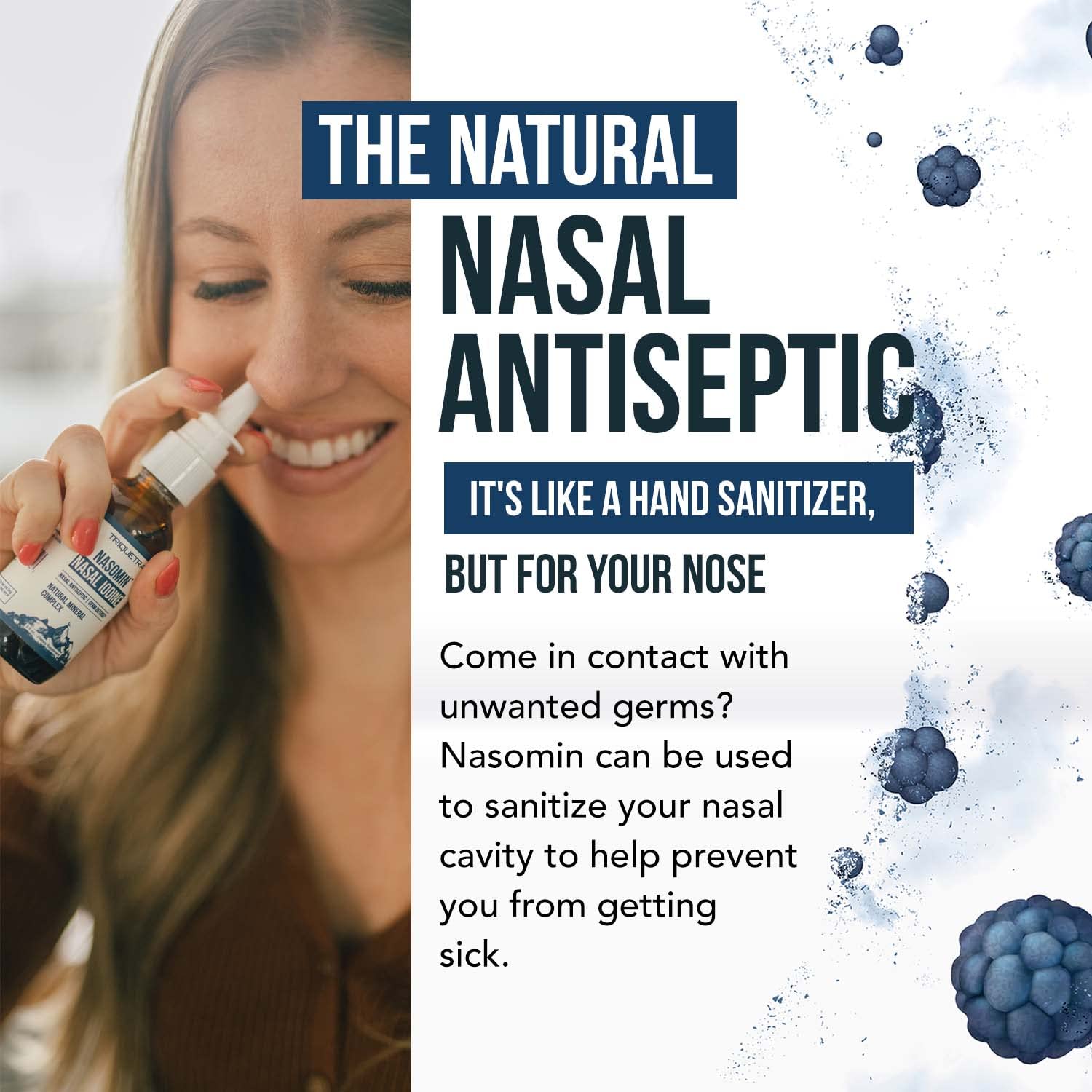 Mua Nasomin® Nasal Iodine - Nasal Antiseptic Spray - Sanitize Your Nose ...