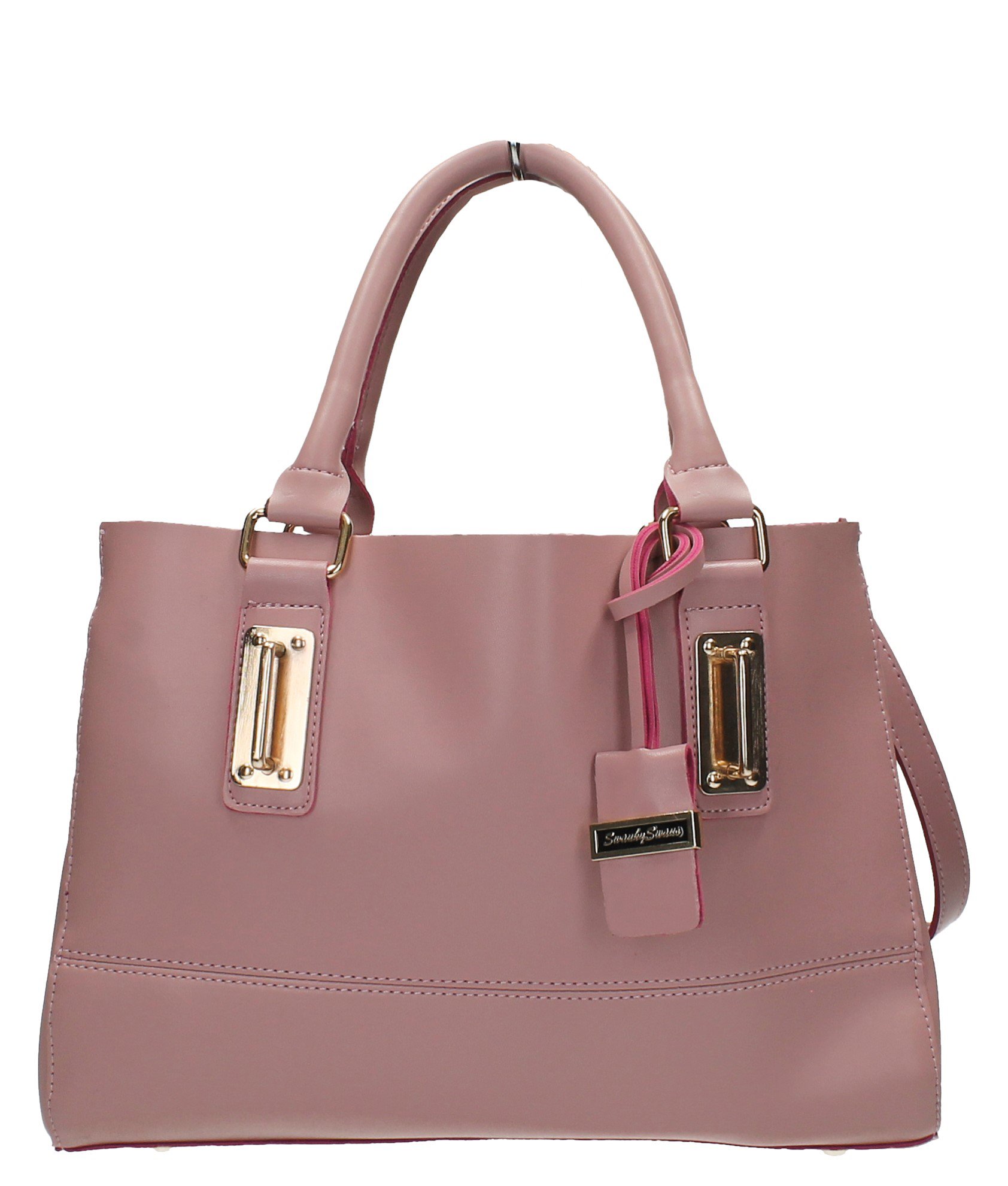 SWANKYSWANS Womens Kelly Two Tone Shoulder Bag Pink