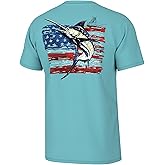 HUK Mens Kc Scott Short Sleeve Tee, Performance Fishing T-Shirt