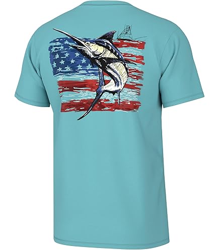 HUK KC Scott Maglietta Da Pesca Performance Uomo – Protezione UPF 50+, Raffreddante, Maniche Corte