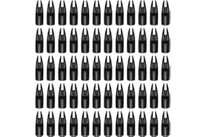 YELARXI Archery Arrow Nocks, Plastic Nocks Glue on Replacement Arrow Tail-Fitting for (DIY Hunting/Compound/Recurve Bow/Compo