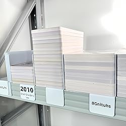 8Gnituhs 20 Pcs 20 * 10CM 1MM PVC Folder