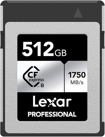 Lexar Professional SILVER CFexpress Type B 512GB Card up to 1750MB/s