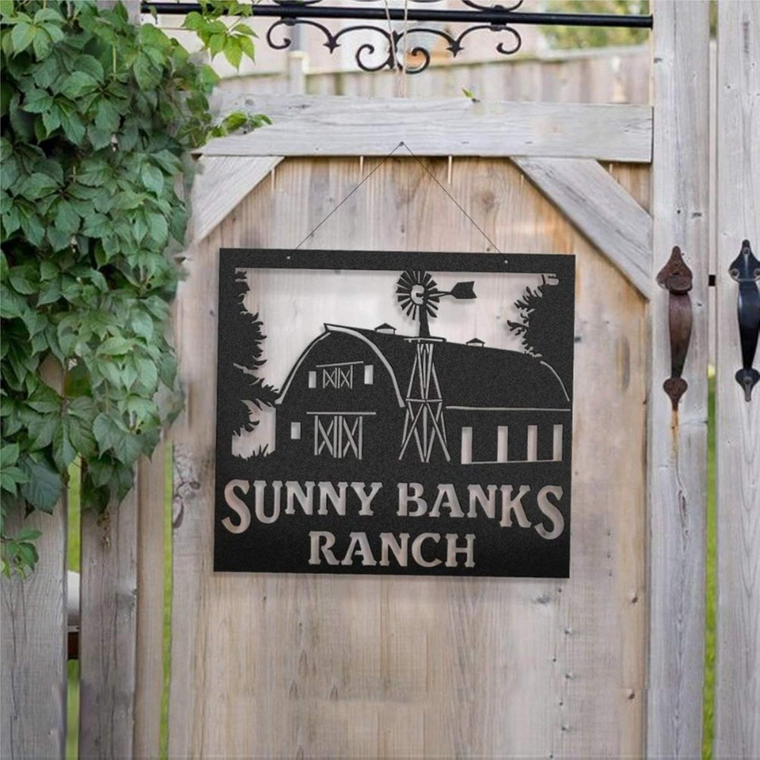 DONL9BAUER Metal Sign Custom Metal Barn Sign, Metal Farm Sign, Barn and