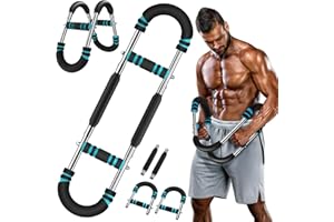 Antuoo Twister Arm Trainer, Adjustable 3 Resistance Levels 60-100 lbs, Chest Workout Equipment, Arm Trainer, Twister Arm Trainer for Men & Women
