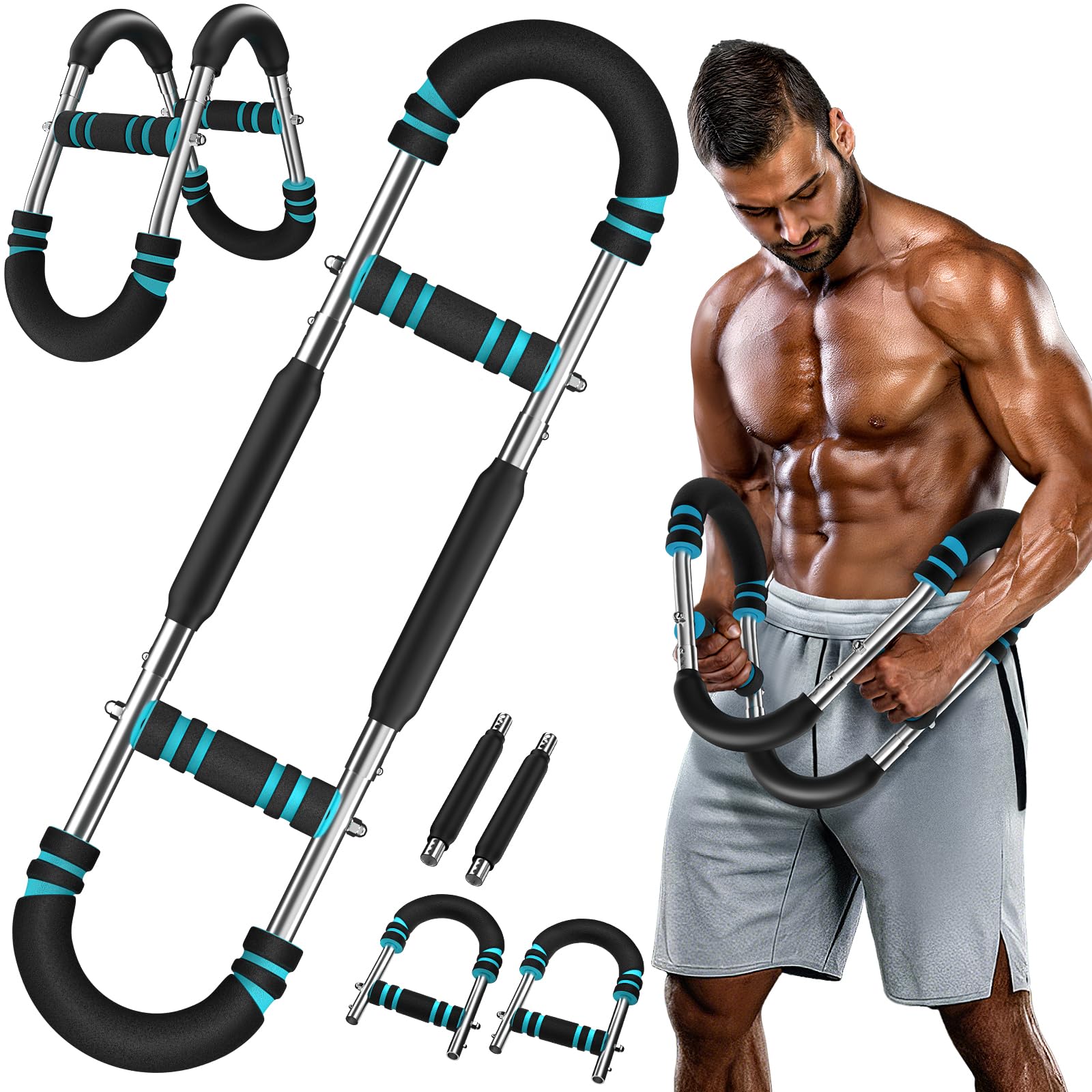 Photo 1 of Twister Arm Trainer, Power Arm Trainer for Men, 30-100lb Twister Arm Trainer Equipment, Adjustable Chest Trainer for Men, Shoulder Muscle Training, Fitness Equipment