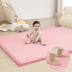 Baby Play Mat for Floor,1.3" Thick Memory Foam