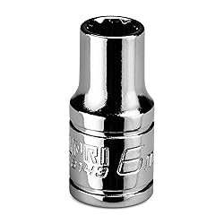 Capri Tools 6 mm Shallow Socket, 1/4