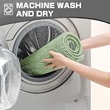 wyewye Microfibre Bath Mat 2cm Thick 40x60cm Light Green Non-Slip view 6