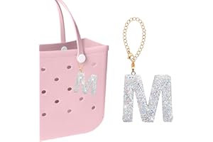 NZNDB Bag Charms for Bogg Bag Accessories, bogg bag accessories charm for Women Girls, personalized letters Decorative for Bitty Bogg Bag Handbags Beach Totes bags