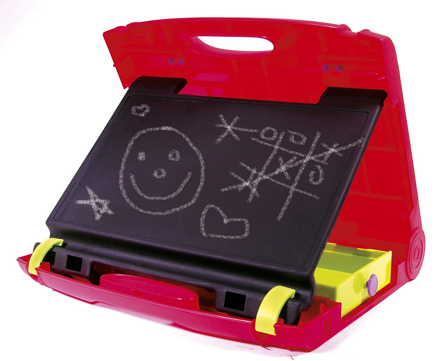 Faber-Castell Do-Art 3-in-1 Travel Easel - 30 Piece Tabletop Easel for Kids with Art Supplies, Multicolor