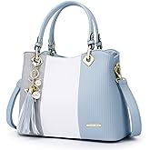 Pomelo Best Purses and Handbags for Women with Multiple Pockets, Leather Top Handle Satchel Fashion Tote Shoulder Bags Ladies