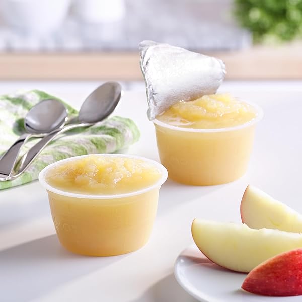 MOTT’S APPLESAUCE, 4 OZ CUPS, 18 COUNT, NO ARTIFICIAL FLAVORS, GOOD SOURCE OF VITAMIN C, NUTRITIOUS OPTION FOR THE WHOLE FAMILY
