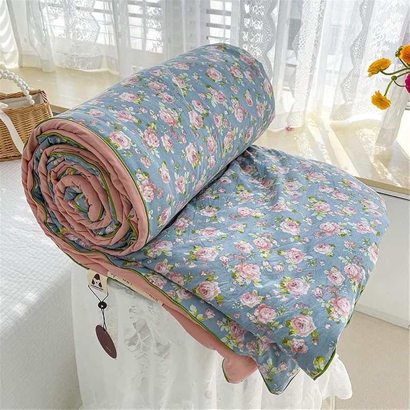 FANSU Quilted Bedspread Single to Super King 200x230cm Rose Manor