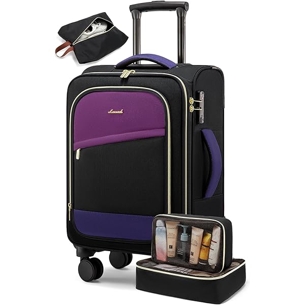 Amazon Carry-On Vera Bradley BAGSMART Carry On Luggage 22x14x9