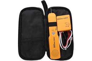 UPKOCH Cable Finder Kit Rj11 Network Line Tracker with Line Receiver and Sender for Telephone and Ethernet