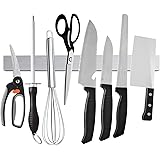 Ouddy 16 Inch Magnetic Knife Holder, Stainless Steel Magnetic Knife Bar, Magnetic Knife Strip, Knife Rack Strip