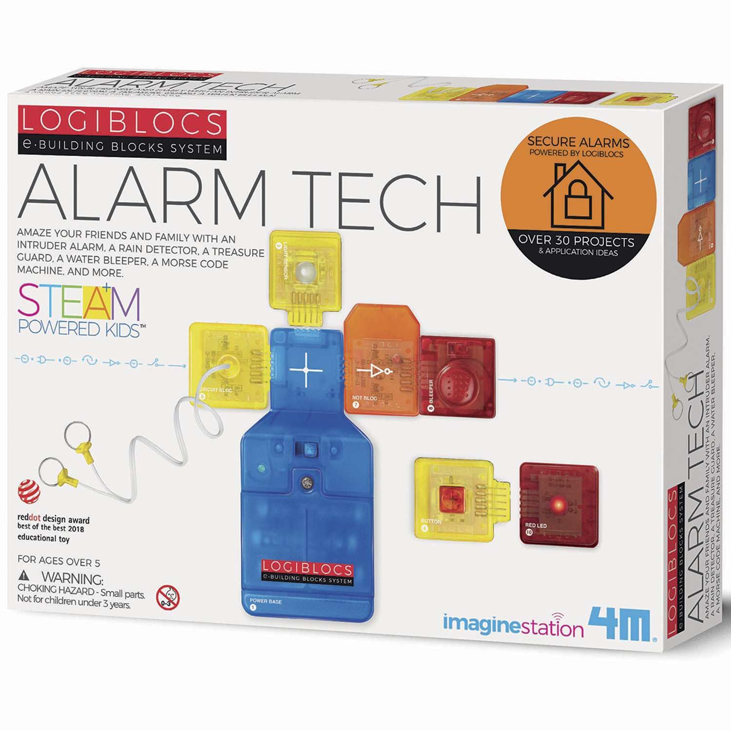 4M 406804 Logiblocs - Alarm Tech, Multi Colour โ image 1