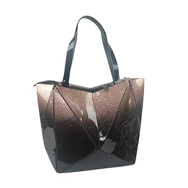 Aisunne Aisunne handle satchel Handbags Tote Purse shoulder bag With Rivets and Rhinestone For Women Ladies Leather Purse bags (Coffe)