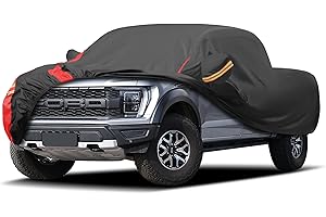 MBLCOOVERS Car Cover Outdoor Automobiles Waterproof All Weater Truck Cover for Nissan Frontier, Ford F100 Ranger, Chevy C10 S10 etc, Regular Cab Short Box. Length: Up to 210 inches.