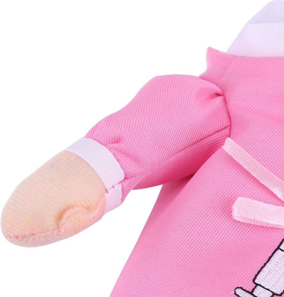 Funny Pet Puppy Dog Cat Outfit Cosplay Pink Nurse Clothes with Hat Christmas Halloween Theme Party Costume (S) - Image 5