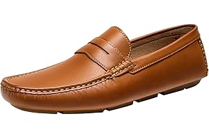 Jousen Men's Loafers Casual Slip On Shoes Soft Penny Loafers for Men Lightweight Driving Boat Shoes
