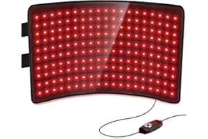 LOVTRAVEL New 660nm LED Red Light Therapy for Body 21.2''x13.7'' and 850nm Near Infrared Light Therapy Devices Large Pads Belt Wearable Wrap for Leg Thigh Knee Belly Back Waist Pain Relief