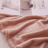 EHEYCIGA Fleece Blanket Dusty Pink 150x200cm Double Size Throw view 8