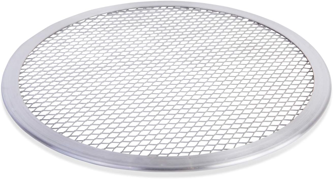 Universal Part 4X Pizza Screen Baking Tray Aluminium Mesh Net 14" to Produce Evenly Baked Crusts