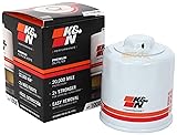 K&N Premium Oil Filter: 20,000 Mile Engine