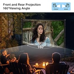 Outdoor Projector Screen with Stand - 120 inch
