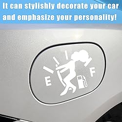 Augeny Funny Car Fuel Tank Sticker, EF Logo