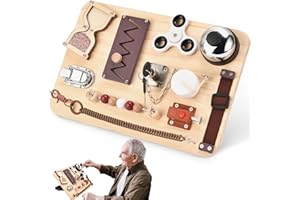 Dementia Activities for Seniors-Alzheimers Products for Elderly-Memory Games Autism Adult-Dementia Gadgets-Fidget Board- ADHD