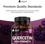 New Leaf Quercetin 500mg High Strength 180 Vegan Capsules UK Made view 5