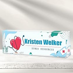 Office Desk Name Plate Personalized - Custom Nurses