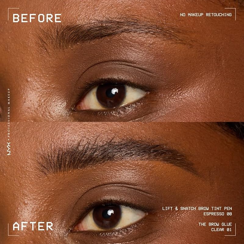 Gel Sopracciglia Brow Glue, Istantaneo, Per un Look Laminato, The Brow Glue, Dark Brown