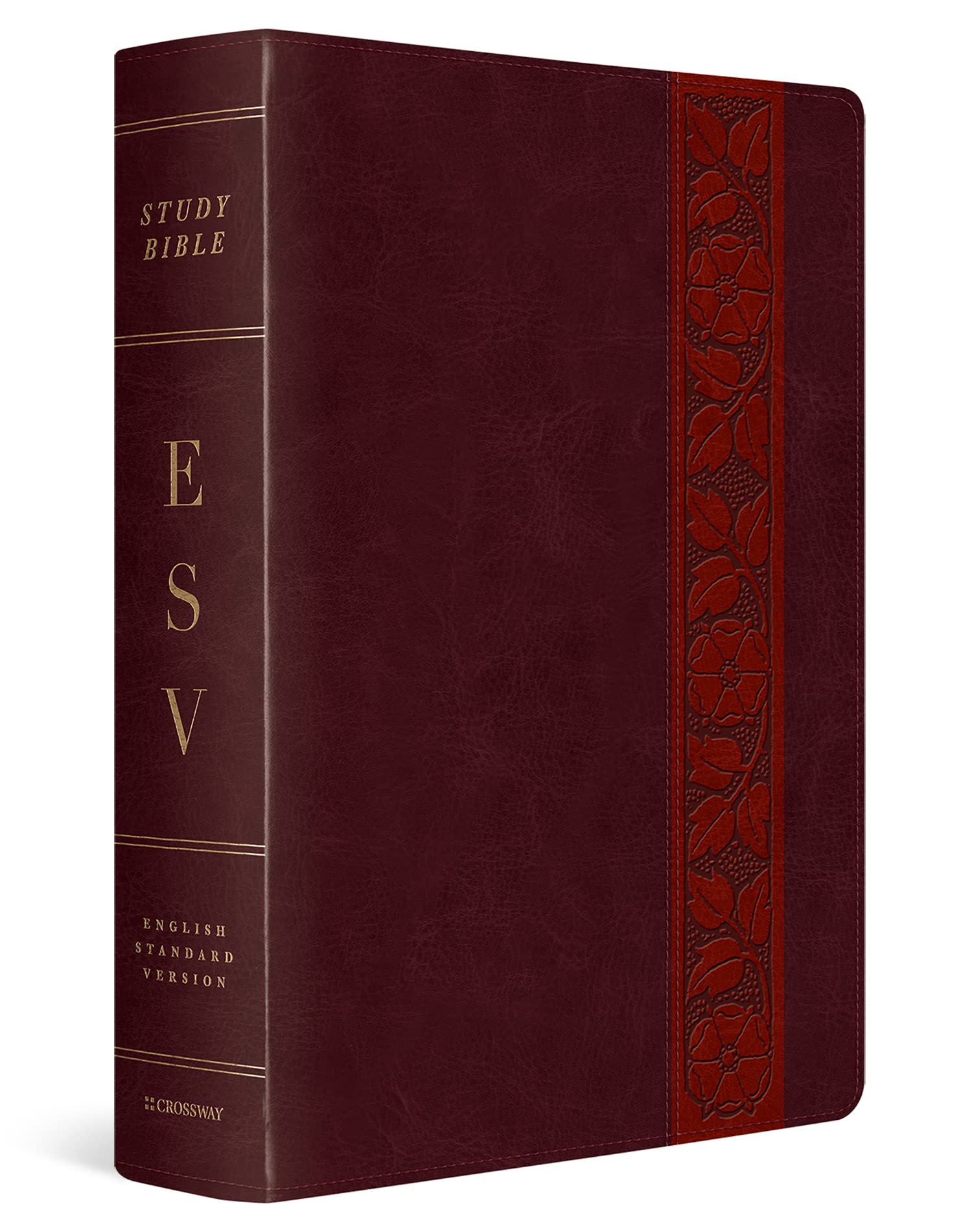 ESV Study Bible, Large Print (TruTone, Mahogany, Trellis Design) ESV Study Bible, Large Print (TruTone, Mahogany, Trellis Design) Imitation Leather