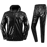 REEDBEEK Anti-Rip Sauna Suit Weight Loss Sweat Suit MMA Training Gym Jacket Pants Workout Suits for Men and Women