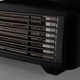 Swan SH27030N Horizontal Fan Heater 2 Heat Settings 3000W Adjustable Thermostat view 3