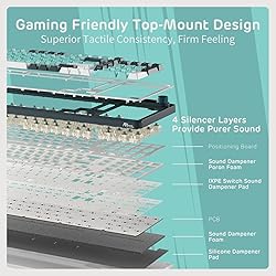 RK ROYAL KLUDGE S98 Mechanical Keyboard w/Smart