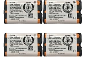 BAOBIAN 3.6v 700mAh HHR-P107 Rechargeable Cordless Phone Battery for Panasonic HHR-P107 HHRP107 HHR-P107A HHRP107A Cordless T