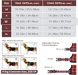 HEELE Dog Harness Medium No Pull Vest with Handle Reflective Checkered-Red M view 2