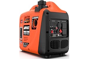 AIVOLT 1600W Super Quiet Inverter Generator, Ultra Lightweight Gas Powered Portable Generator for Camping & Home Use, EPA Compliant
