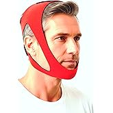 Ruby Style - Chin Strap for Sleeping - Chin Strap for CPAP Users - Keep Mouth Closed While Sleeping - Anti Snoring Chin Strap for Men and Women - Snore Stopper - Snoring Solution -Sleep Aid