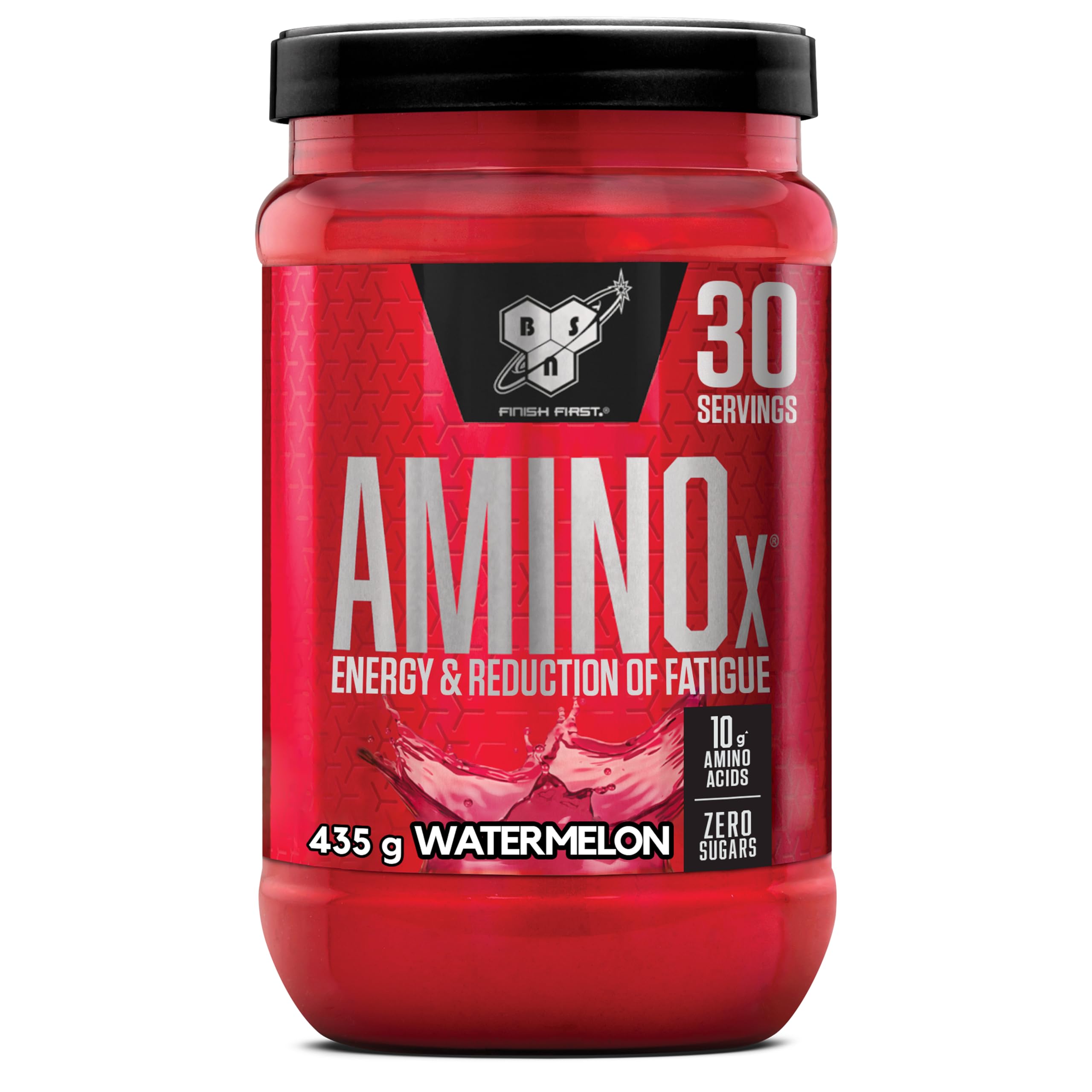 BSN Nutrition Amino X Supplement with Vitamin D, Vitamin B6 and Amino Acids, Watermelon Flavour, 30 Servings, 435 g